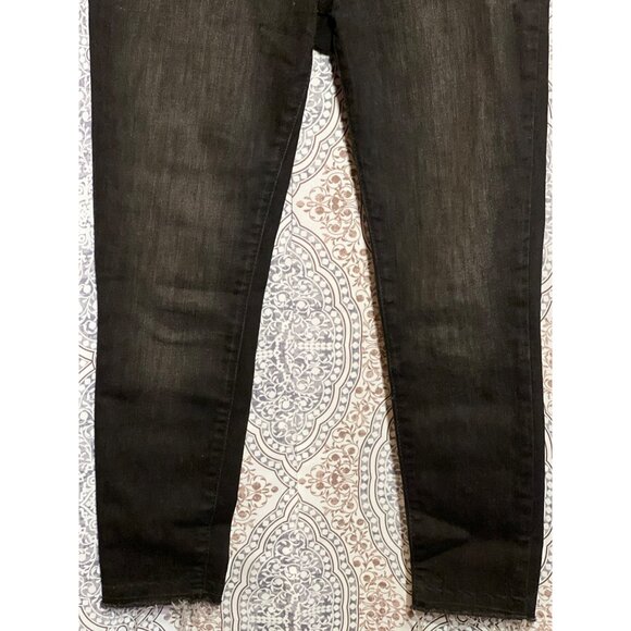 Mossimo Denim High Rise Jegging Crop Size 6 Power Stretch Black - Picture 5 of 9